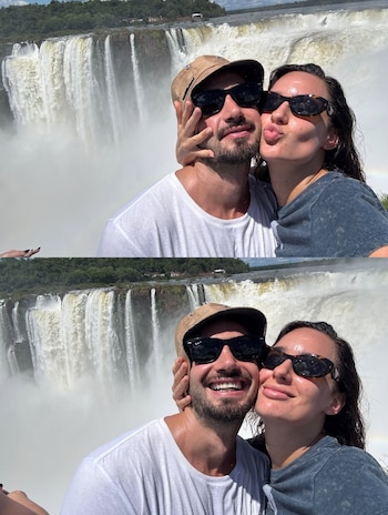 La pareja en la Garganta