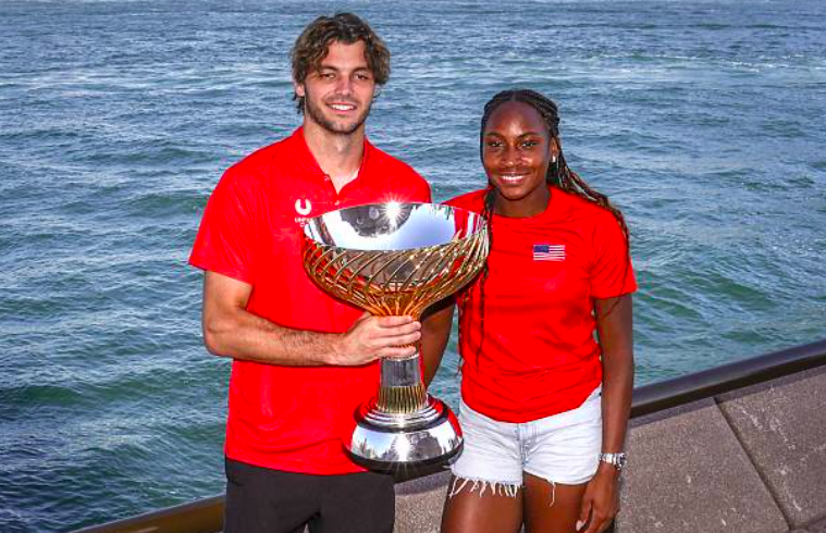 Estados Unidos buscará defender su título en la United Cup 2026. Fuente: Getty