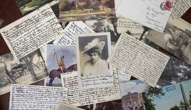 Las postales entre Ena y Alfonso XIII: romance a la vista