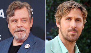 Mark Hamill entrega el sable de luz a Ryan Gosling en la nueva Star Wars
