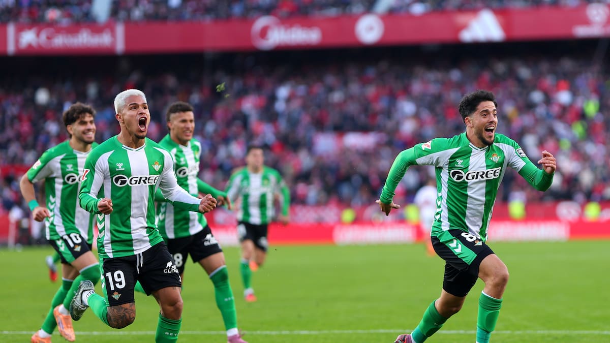 Sevilla FC 0-2 Real Betis: resumen, resultado y goles del partido de la jornada 14 de LaLiga | Fútbol