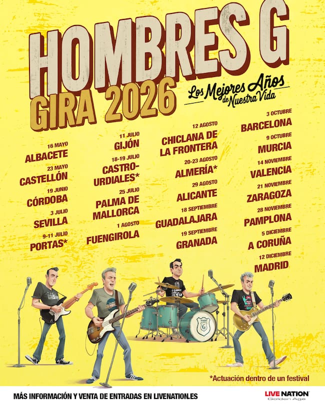Gira 'Los mejores años de nuestra vida' de Hombres G