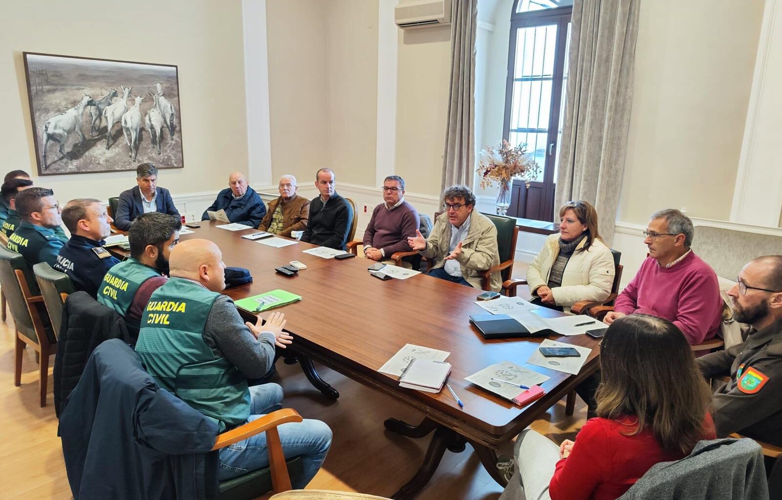 Montilla activa un dispositivo de seguridad coordinado para la campaña de aceituna