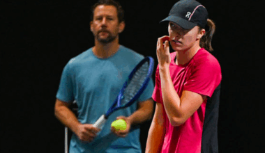 Wim Fissette habla de su trabajo con Iga Swiatek. Fuente: Getty