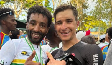 Merhawi Kudus, del Burgos Burpellet BH, campeón de África de ciclismo en ruta