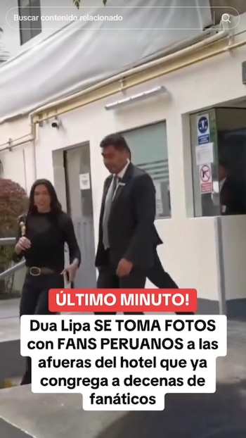 Dua Lipa se tomó fotos