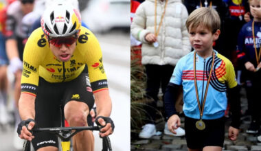El Van Aert de 4 años ya sube a podios mientras el padre dibuja su 2026 con ciclocrós y una gran duda