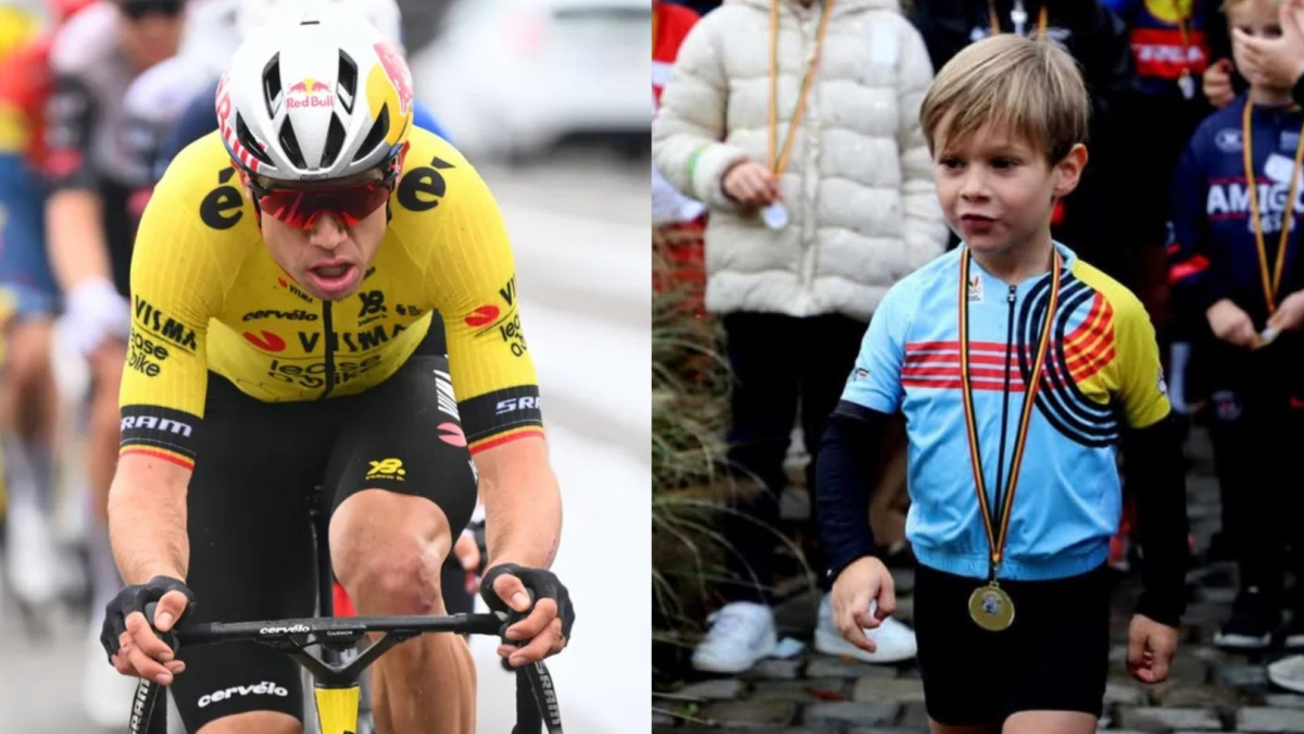El Van Aert de 4 años ya sube a podios mientras el padre dibuja su 2026 con ciclocrós y una gran duda