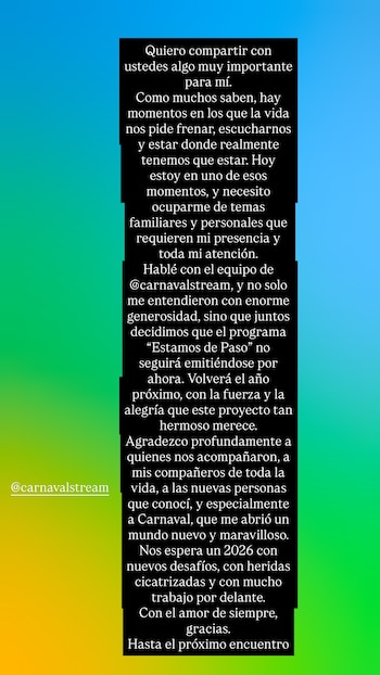 Marcelo contó que le programa