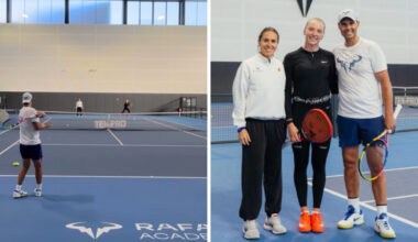 Nadal vuelve a las pistas... para 'entrenar' con Korneeva - MARCA