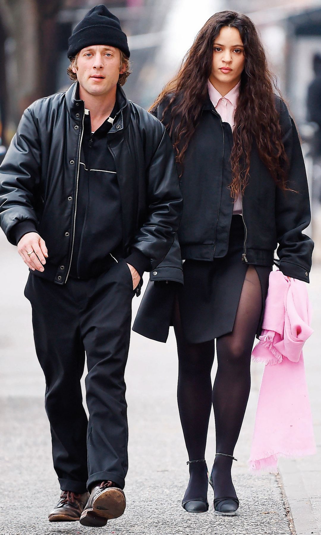 Rosalía con su ex Jeremy Allen White