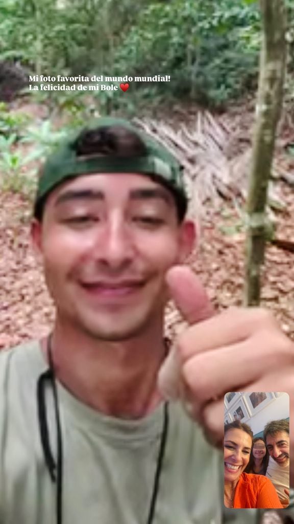 Juan, hijo de Nuria Roca y Juan del Val, en Supervivientes