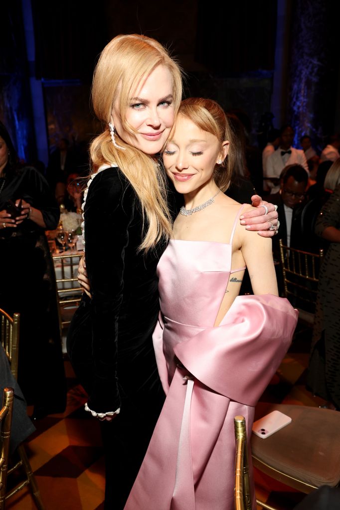 Nicole Kidman y Ariana Grande asisten a la Gala Anual de Premios de la Junta Nacional de Revisión en Cipriani 42nd Street el 7 de enero de 2025 en la ciudad de Nueva York.