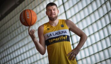 Rokas Giedraitis, en el Pabellón Santiago Martín.