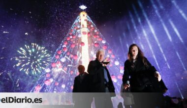 Richard Gere protagoniza el encendido del Gran Árbol de Navidad de Murcia