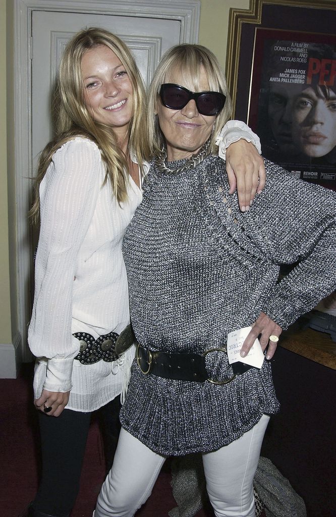Kate Moss y la actriz Anita Pallenberg