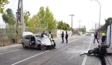 Muere una joven de 22 años en un brutal accidente de madrugada en Salamanca
