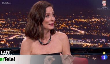 Aitana Sánchez-Gijón bromeó en 'Late Xou' con un mensaje a los jefes de Netflix por 'Respira': "Vamos a revisar esto"