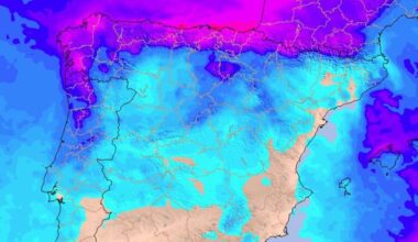 tormentas y nieve en estas zonas por el nuevo frente