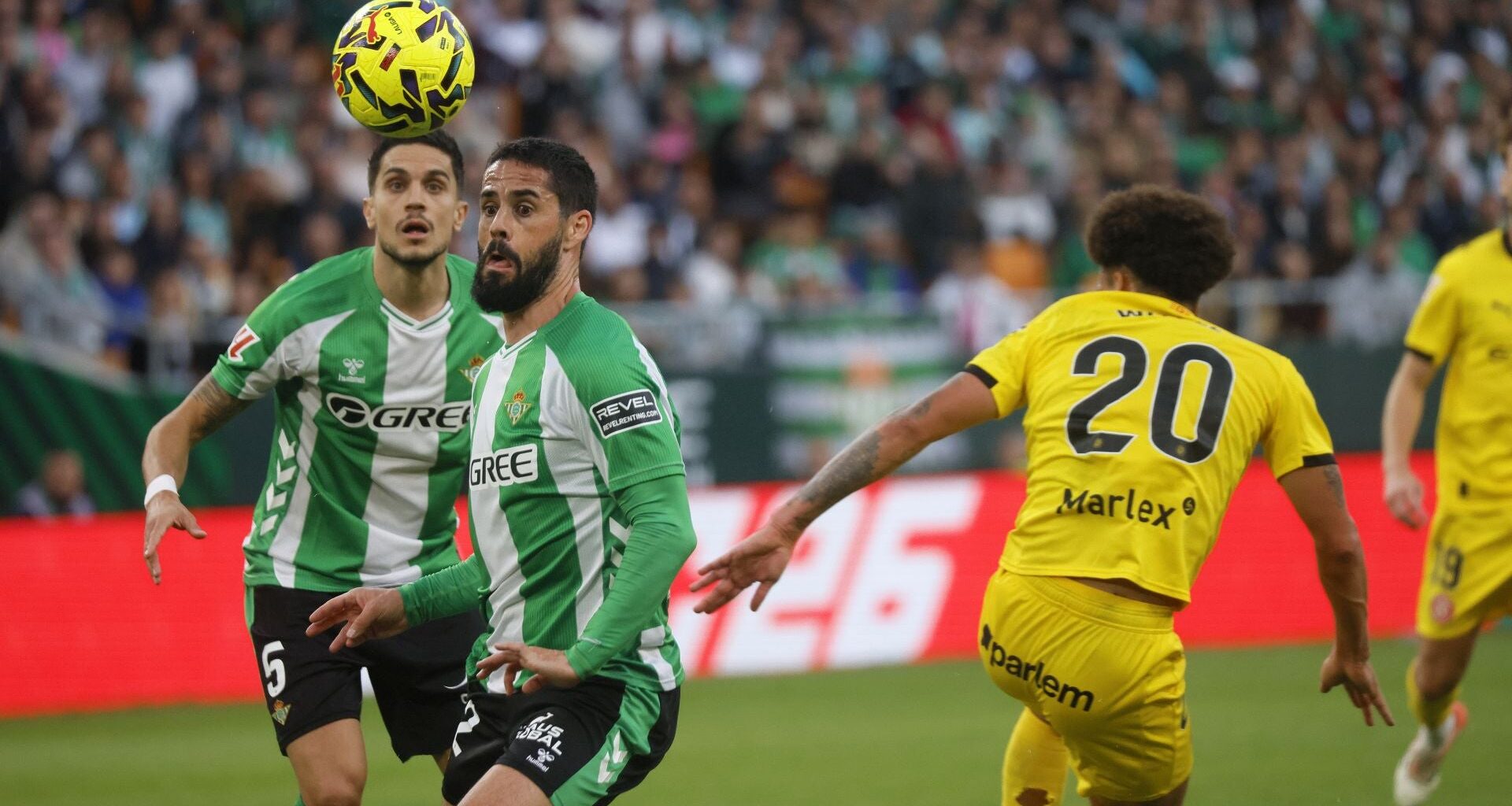 Girona: Puntos que vuelan entre el retorno de Isco y la roja a Antony (1-1)