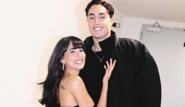 El posado de enamorados de Aitana y Plex en los 40 Music Awards: "Sueño cumplido"