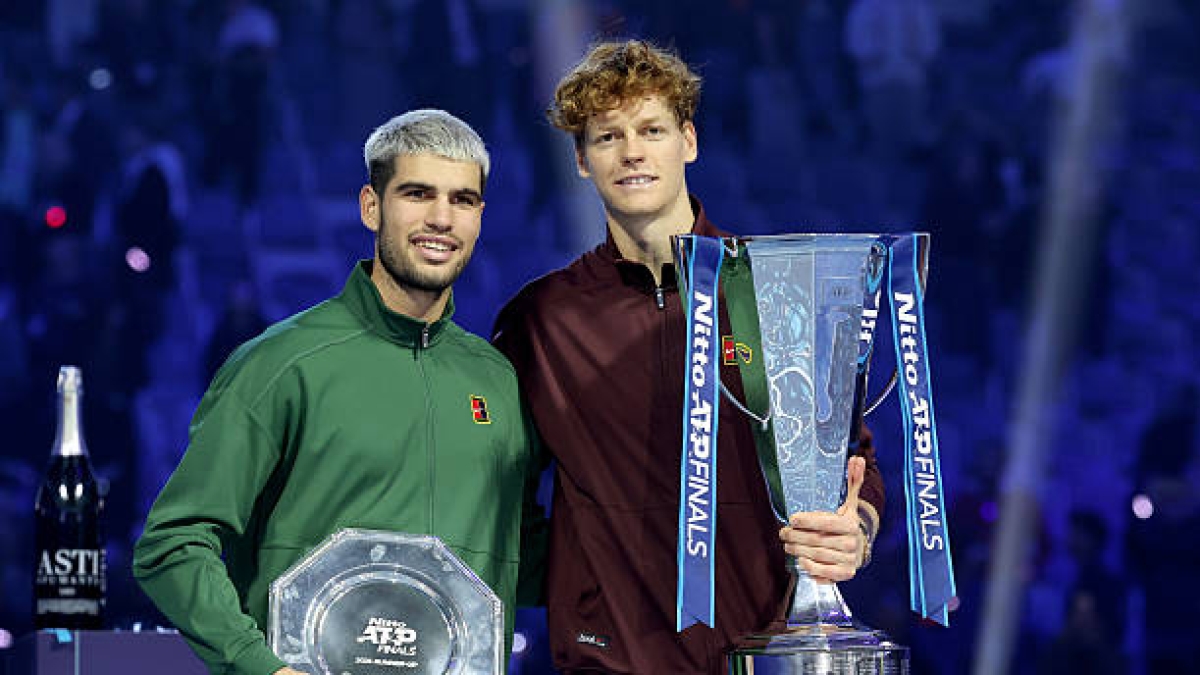 Carlos Alcaraz y Jannik Sinner, reyes. Foto: gettyimages