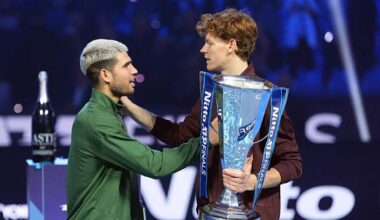 Lucha por número 1 del mundo entre Alcaraz y Sinner. Foto: gettyimages