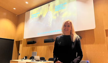 Surkova, el sábado, antes de su ponencia ‘Persiguiendo lo salvaje’ / L. Castel