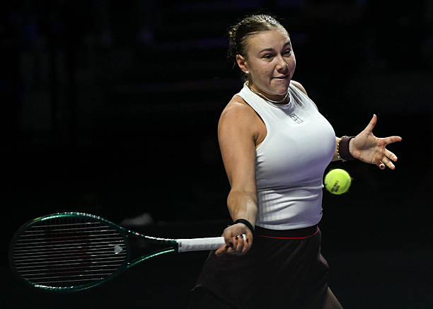 Amanda Anisimova, eclosión en 2025. Foto: gettyimages