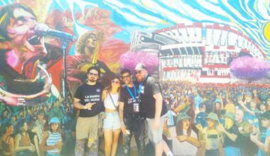 La historia del artista de Manchester que le dedicó un mural a Oasis en Buenos Aires