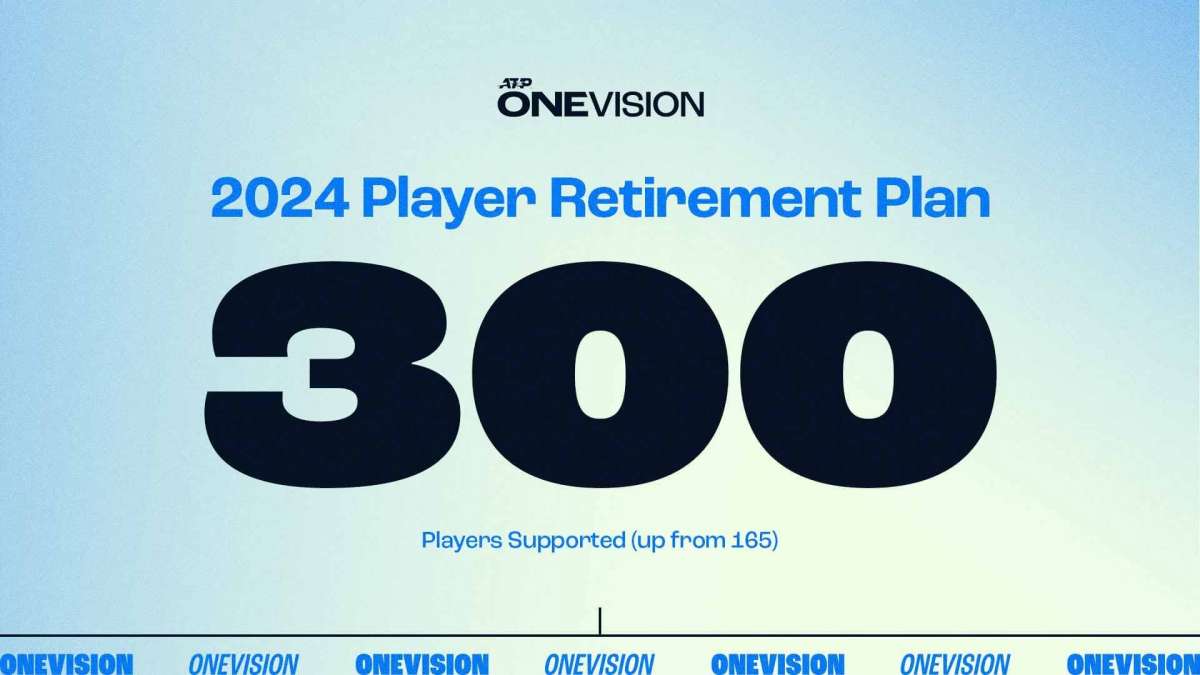 La ATP paga la jubilación de los tenistas: 200.000 euros anuales a partir de los 50 años