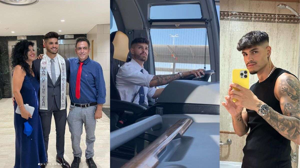 Álvaro Rubio fue Míster Ciudad Real y conductor de autobús