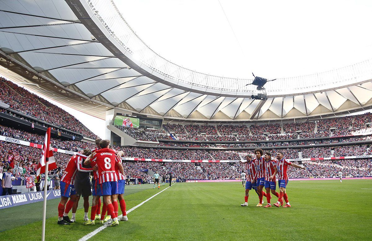 Atletico Madrid LaLiga Metropolitano estadio TV Camara 2024