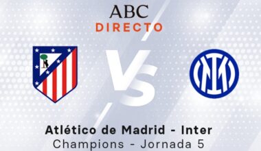 Atlético de Madrid - Inter, en directo: resultado, goles y ganador del partido de la Champions League hoy