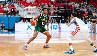 Audige, muy serio en el triunfo de Jamaica ante Puerto Rico