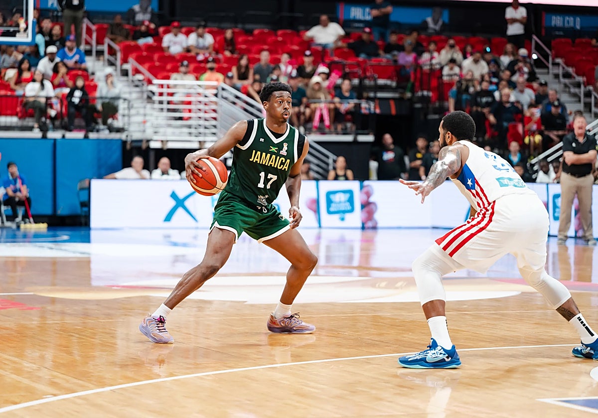 Audige, muy serio en el triunfo de Jamaica ante Puerto Rico