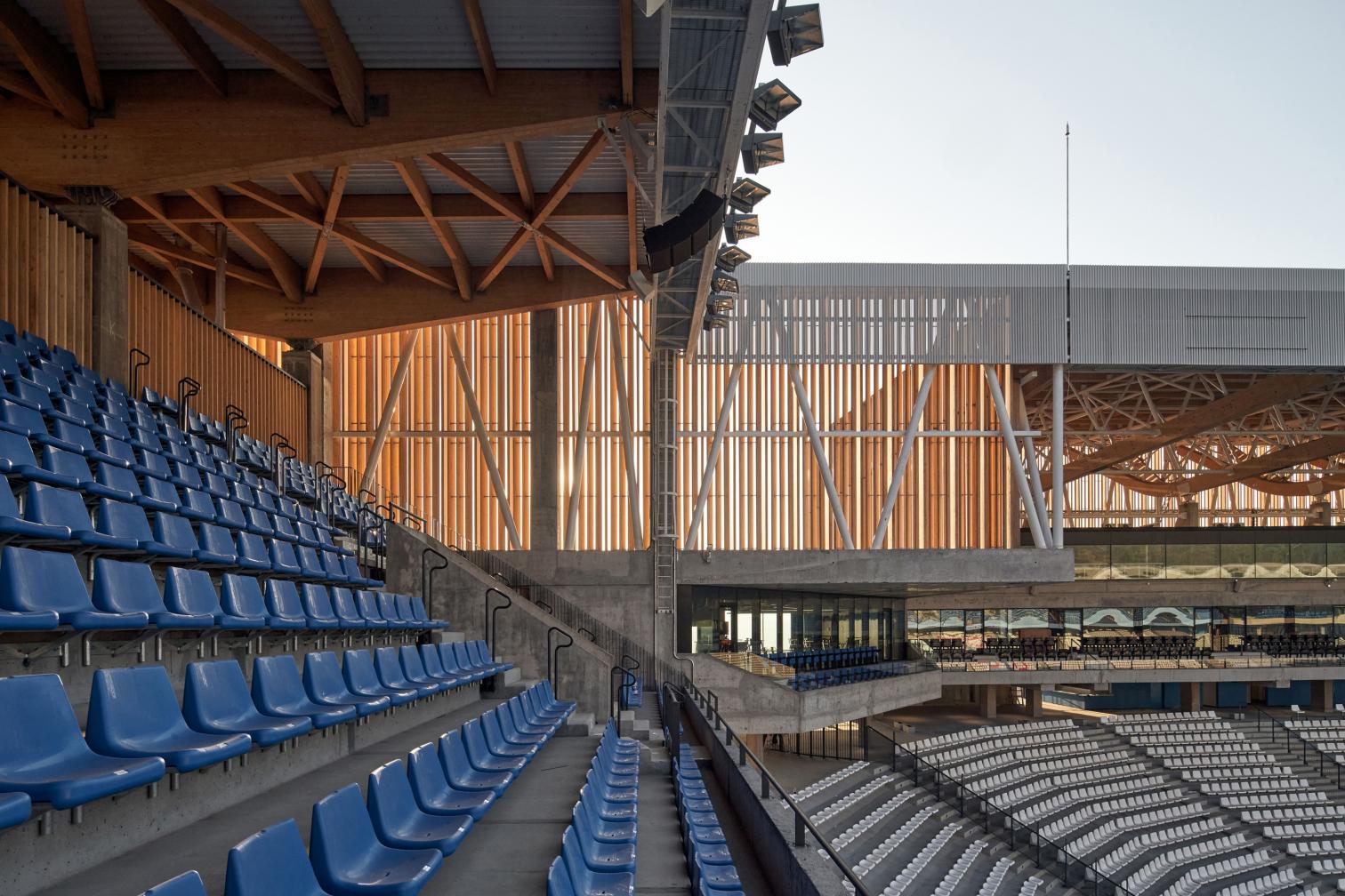 Renovación del estadio de la Universidad Católica en Santiago de Chile