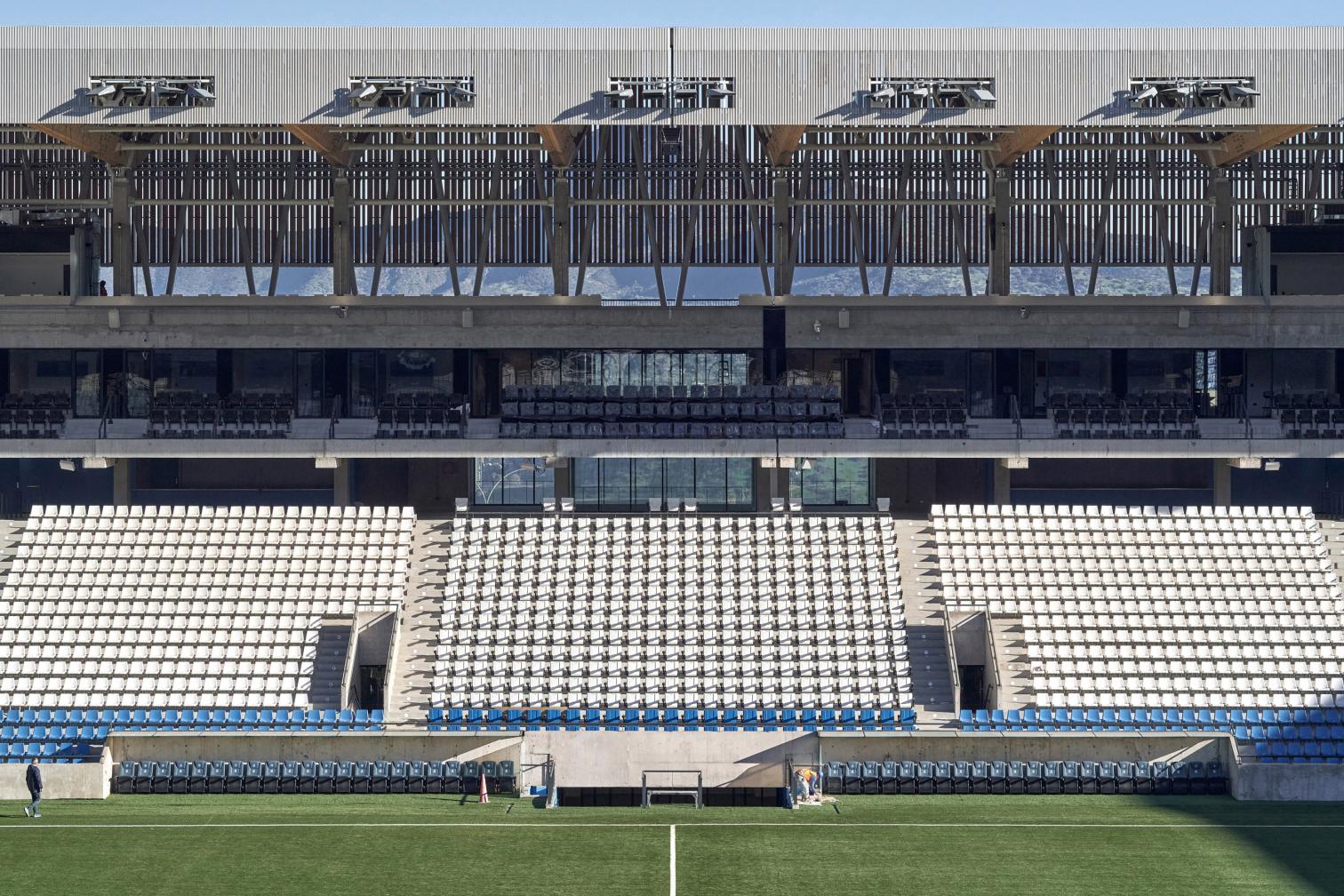 Renovación del estadio de la Universidad Católica en Santiago de Chile