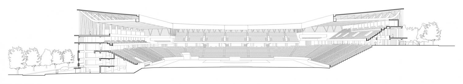 Renovación del estadio de la Universidad Católica en Santiago de Chile