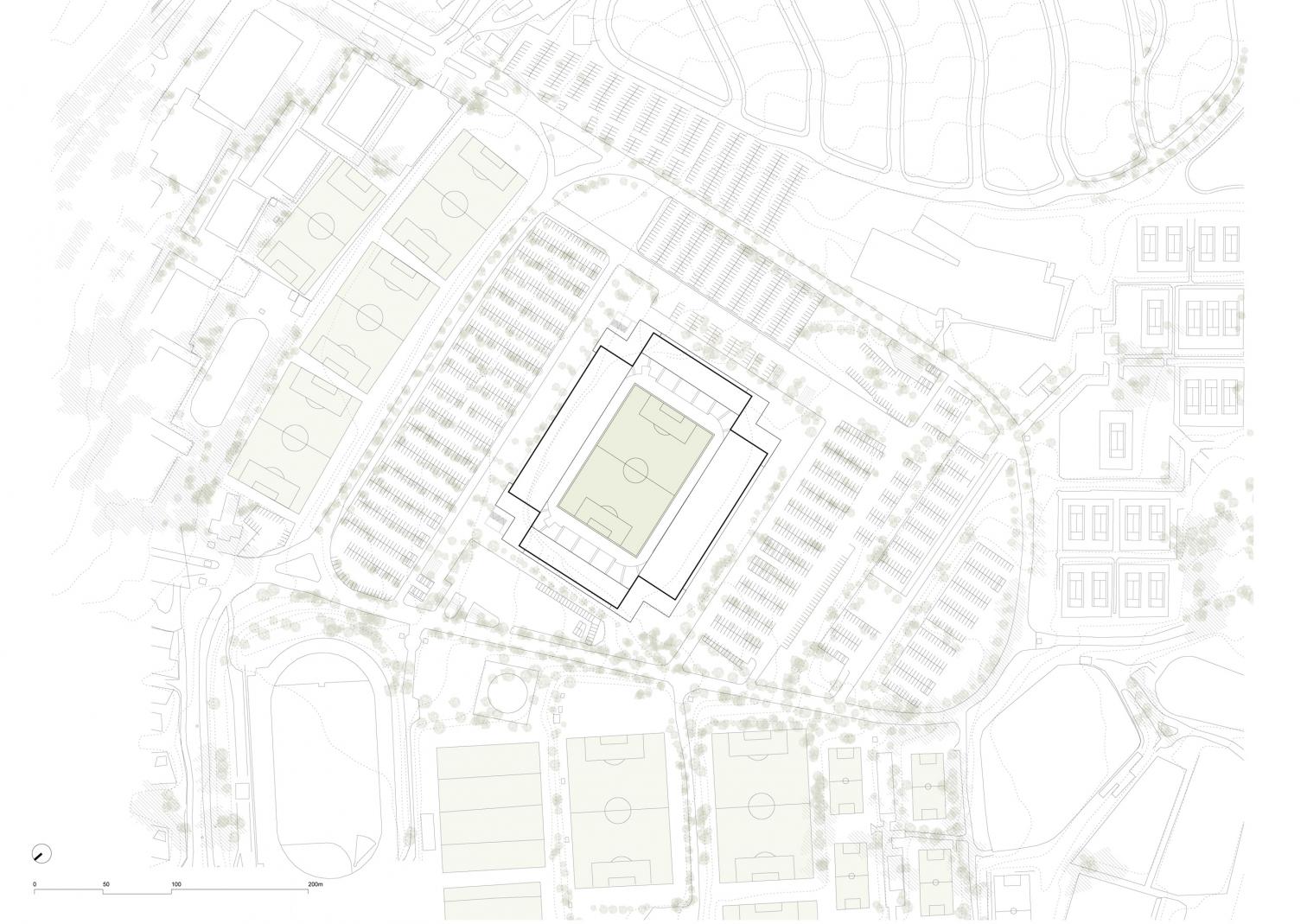 Renovación del estadio de la Universidad Católica en Santiago de Chile