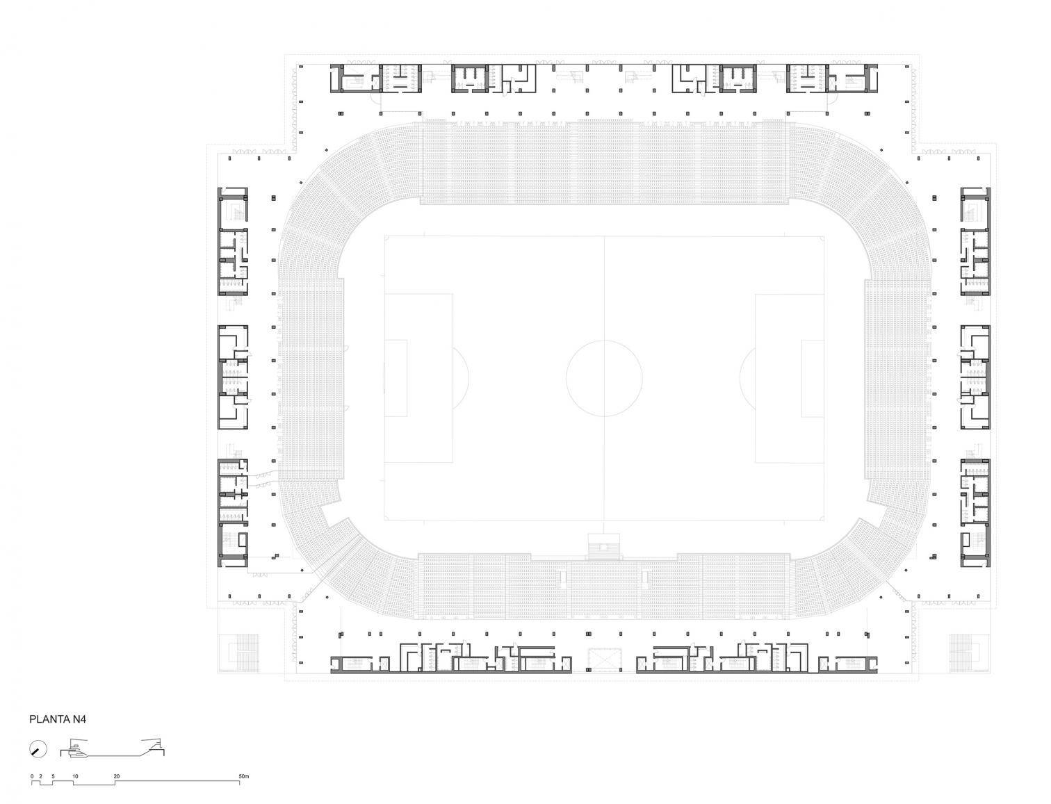 Renovación del estadio de la Universidad Católica en Santiago de Chile