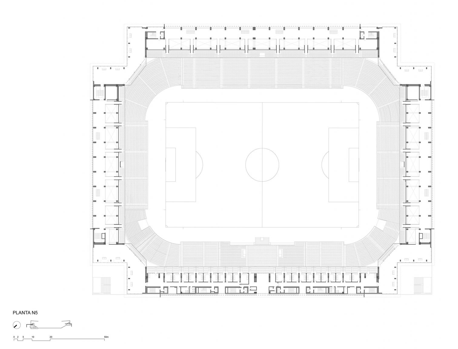 Renovación del estadio de la Universidad Católica en Santiago de Chile