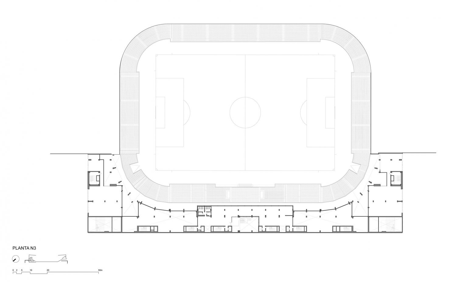 Renovación del estadio de la Universidad Católica en Santiago de Chile