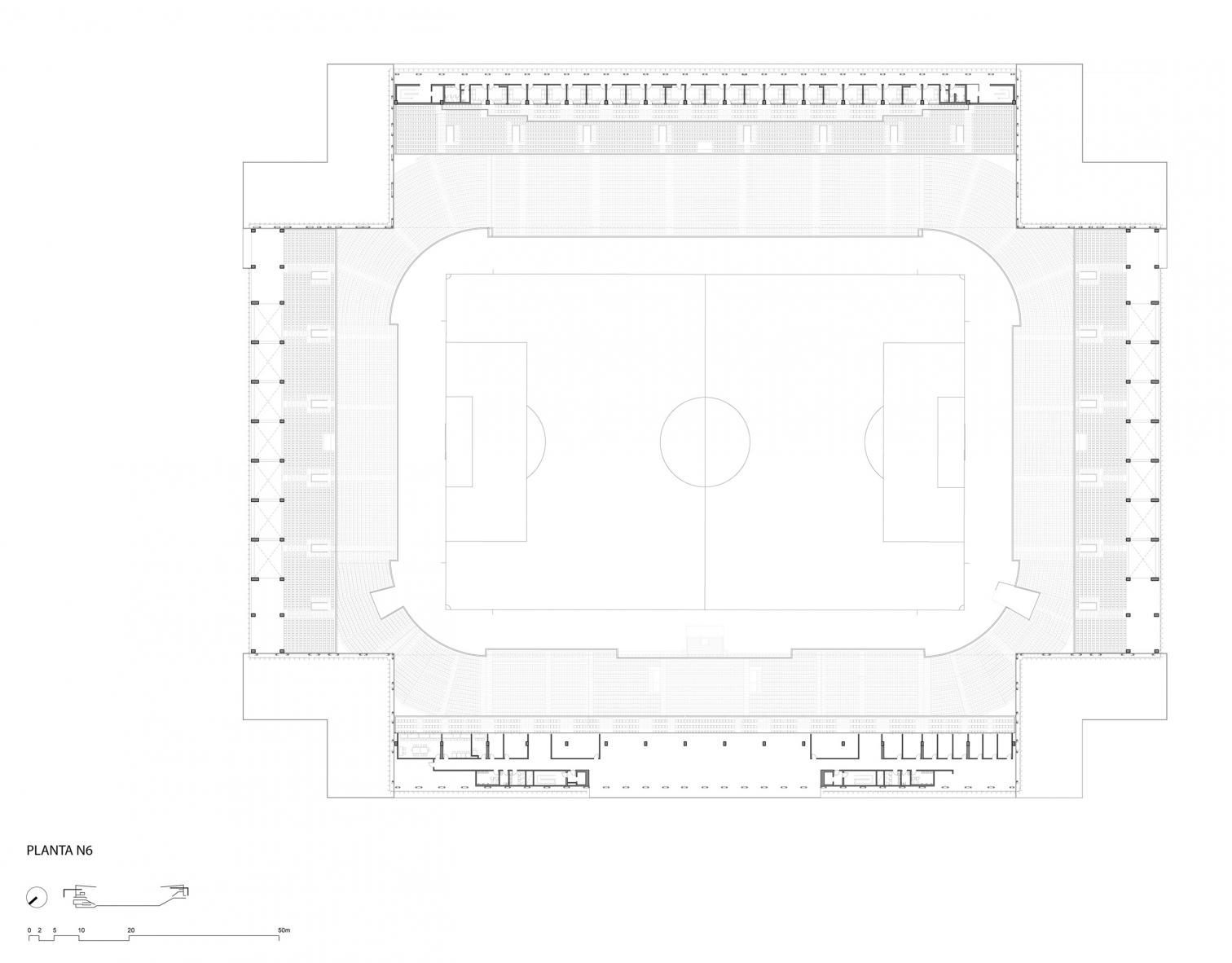 Renovación del estadio de la Universidad Católica en Santiago de Chile