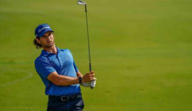 Ángel Ayora, en el DP World Tour Championship.