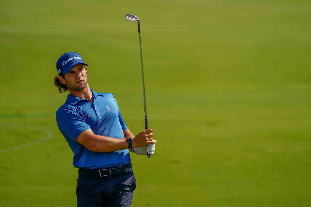 Ángel Ayora, en el DP World Tour Championship.