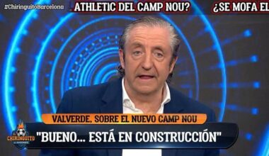 Josep Pedrerol defiende al Athletic en &quot;El Chiringuito&quot;: &quot;San Mamés es el mejor estadio del mundo&quot;