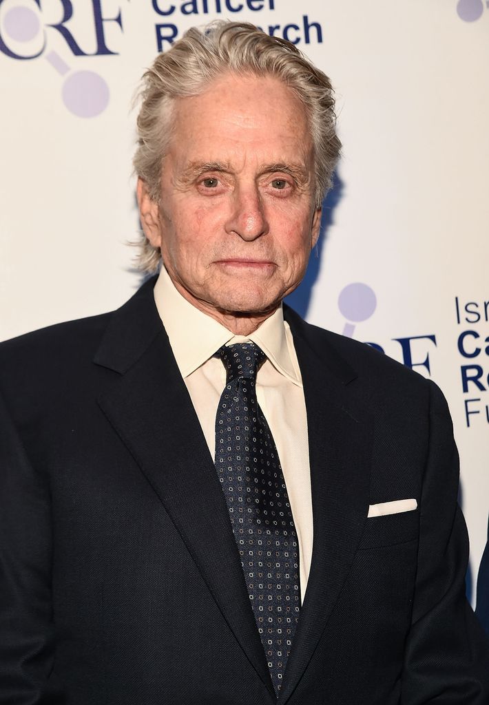 El actor Michael Douglas, durante la gala celebrada en el Israel Cancer Research en 2017