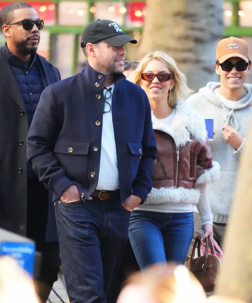 Sydney Sweeney con Scooter Braun por las calles de Nueva York