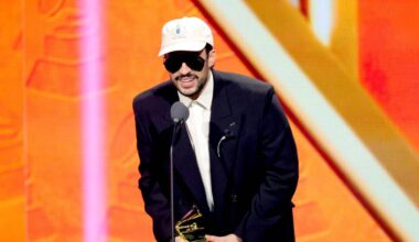 Con Maluma como presentador y Bad Bunny con el primer premio, comenzó la gran noche de la música latina